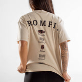 T-Shirt Oversize unisexe | Route 66 | Sand Washed