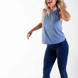 Débardeur | Heather Blue | Clásico DROMFit