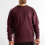 Sweat col rond unisexe | Cicero | red brown