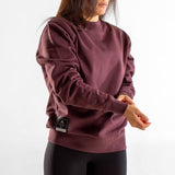 Sweat col rond unisexe | Cicero | red brown