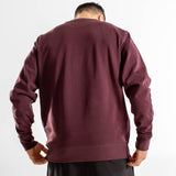 Sweat col rond unisexe | Cicero | red brown
