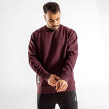 Sweat col rond unisexe | Cicero | red brown
