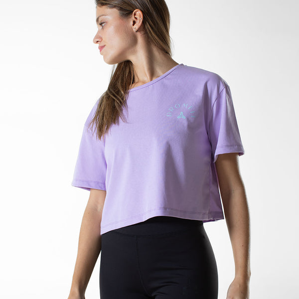 T-shirt Femme Crop top | Cicero | Light Purple