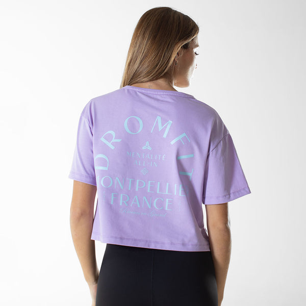 T-shirt Femme Crop top | Cicero | Light Purple