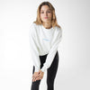 Sweat crop top | Snow white | Dream big