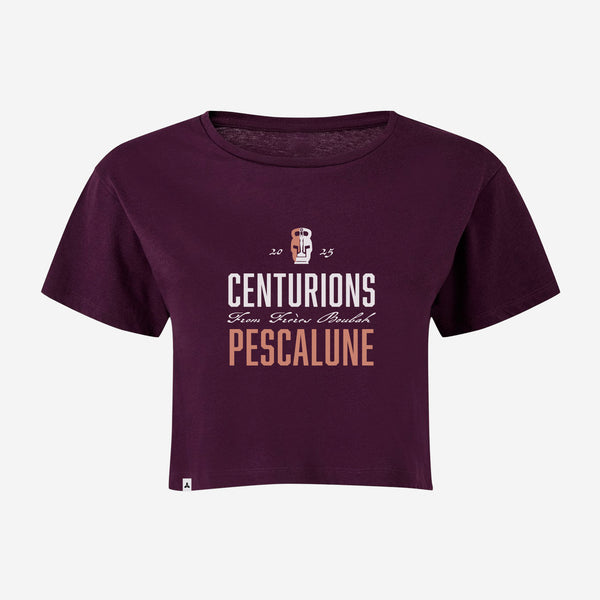 T-Shirt Croptop Mulberry | Centurions Pescalune | DROMFIT