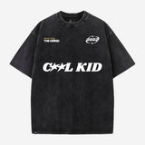 T-Shirt Unisexe Oversize Black Washed "Soccer" | Cool Kid | DROMFIT