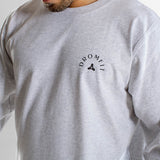 T-shirt Heavy manches longues Unisexe | Cicero | Cool heather Grey
