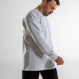 T-shirt Heavy manches longues Unisexe | Cicero | Cool heather Grey