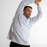 T-shirt Heavy manches longues Unisexe | Cicero | Cool heather Grey