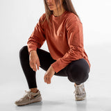 T-shirt Heavy manches longues Unisexe | Cicero | Heritage brown