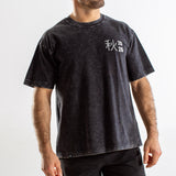 T-Shirt Oversize Unisexe Washed  | MJOLLNIR  | Black