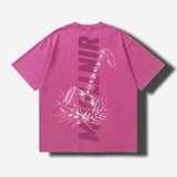 T-Shirt Oversize Unisexe Washed  | MJOLLNIR  | Pink