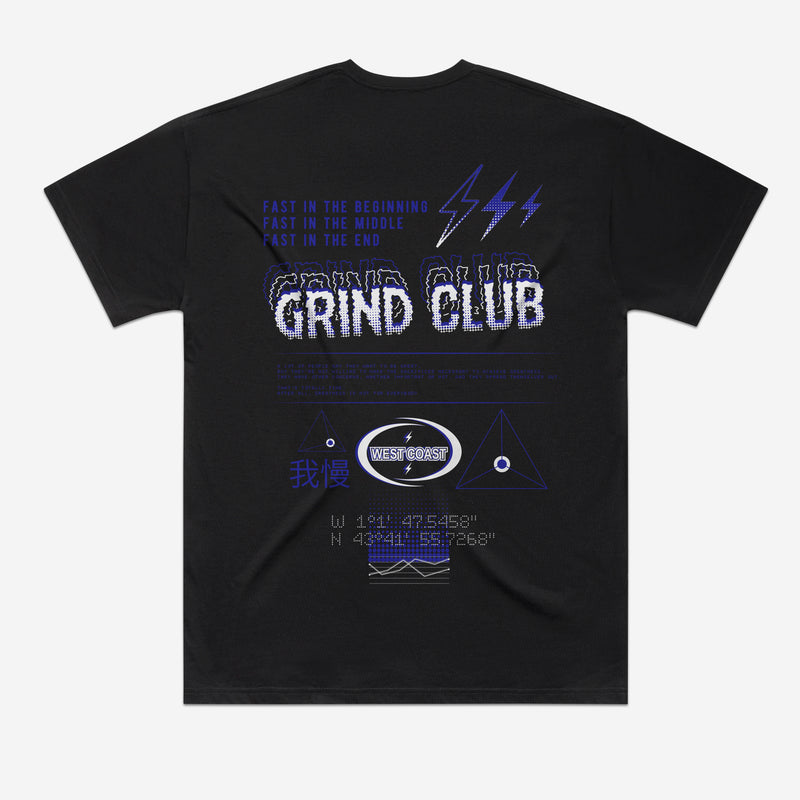 T-Shirt Oversize Grind Club | Sound Of Silence | DROMFIT