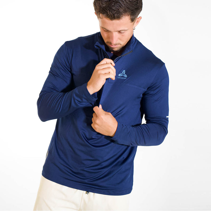 Haut de survêtement quart-zip  | Navy