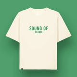 T-Shirt Oversize Léger Unisexe | Sound Of Silence | Cream