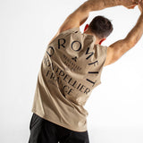 Heavy Faded Tank Unisexe | Cicero | Khaki