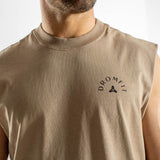 Heavy Faded Tank Unisexe | Cicero | Khaki