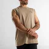 Heavy Faded Tank Unisexe | Cicero | Khaki