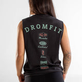 Heavy Faded Tank Unisexe | Route 66 | Black