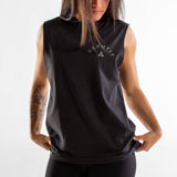 Heavy Faded Tank Unisexe | Route 66 | Black