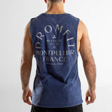 Tank Unisexe wide open | Cicero | Blue stone