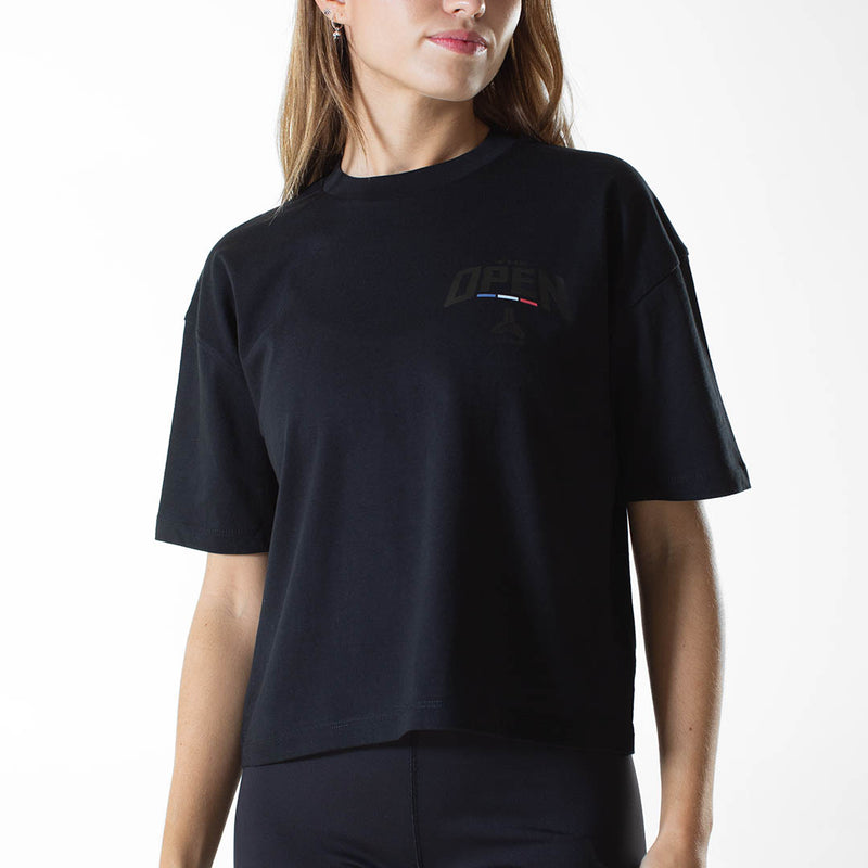 T-shirt Femme | OPEN24 | Black