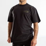 T-shirt Oversize Heavy Faded Unisexe | Route 66 | Black