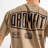 T-shirt Oversize Heavy Faded Unisexe | Route 66 | Khaki
