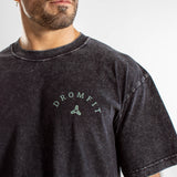 T-Shirt Oversize unisexe | Route 66 | Black Washed