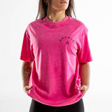 T-Shirt Oversize unisexe | Route 66 | Pink Washed