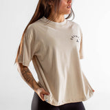 T-Shirt Oversize unisexe | Route 66 | Sand Washed