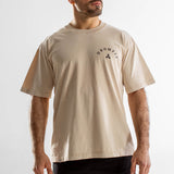 T-Shirt Oversize unisexe | Route 66 | Sand Washed